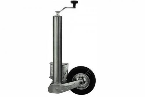 Stützrad Vollgummi, Stahlfelge 225x65, Rohr-Ø 65 mm