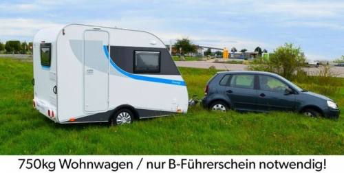 TOMMY Wohnwagen /leicht &wendig/750kg/ Dusche WC