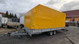 Kastenanhänger mit Hochplane 2700kg