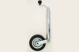 Stützrad Vollgummi, Stahlfelge 200x50, Rohr-Ø 48 mm