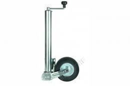 Stützrad Vollgummi, Stahlfelge 225x70, Rohr-Ø 60 mm